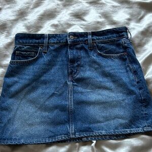 Old Navy Blue Denim Mini Skirt
